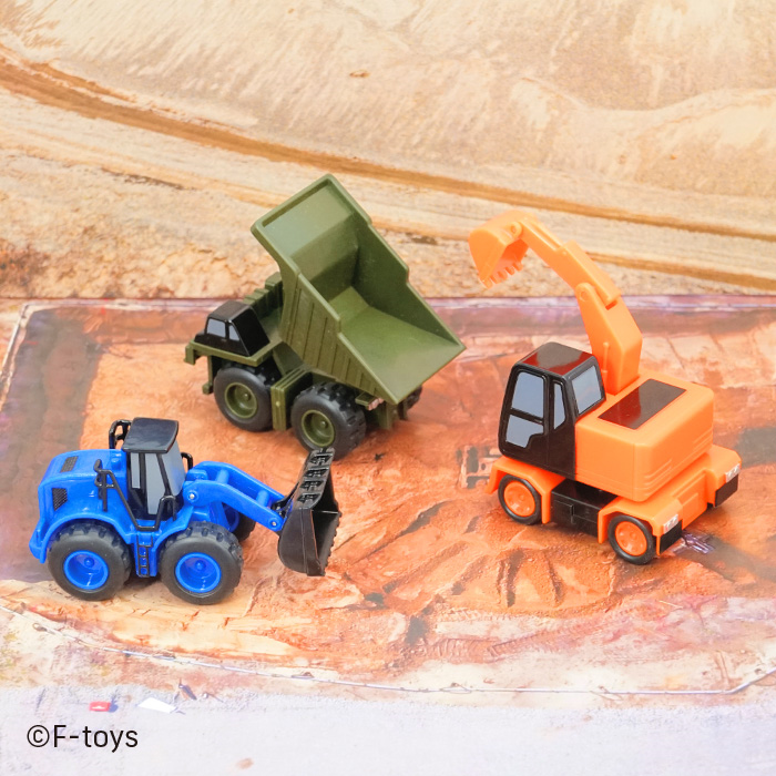 F-TOYS Powerful Construction Team (Cars & Motorbikes)