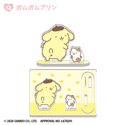 F-TOYS Sanrio Characters Always Together 2-Piece Acrylic Stand (Sanrio Characters)