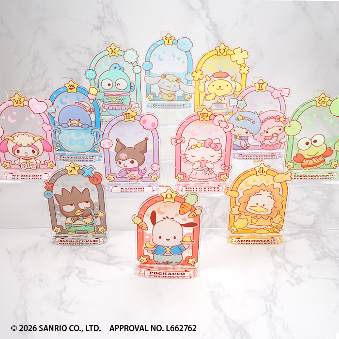 F-TOYS Sanrio Characters Sparkling Constellation Acrylic Accessory Stand (Sanrio Characters)