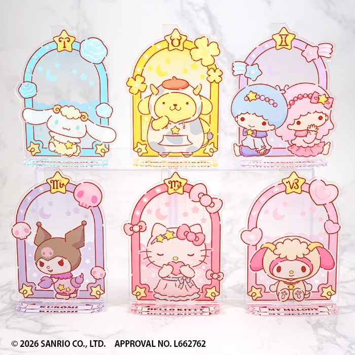 F-TOYS Sanrio Characters Sparkling Constellation Acrylic Accessory Stand (Sanrio Characters)