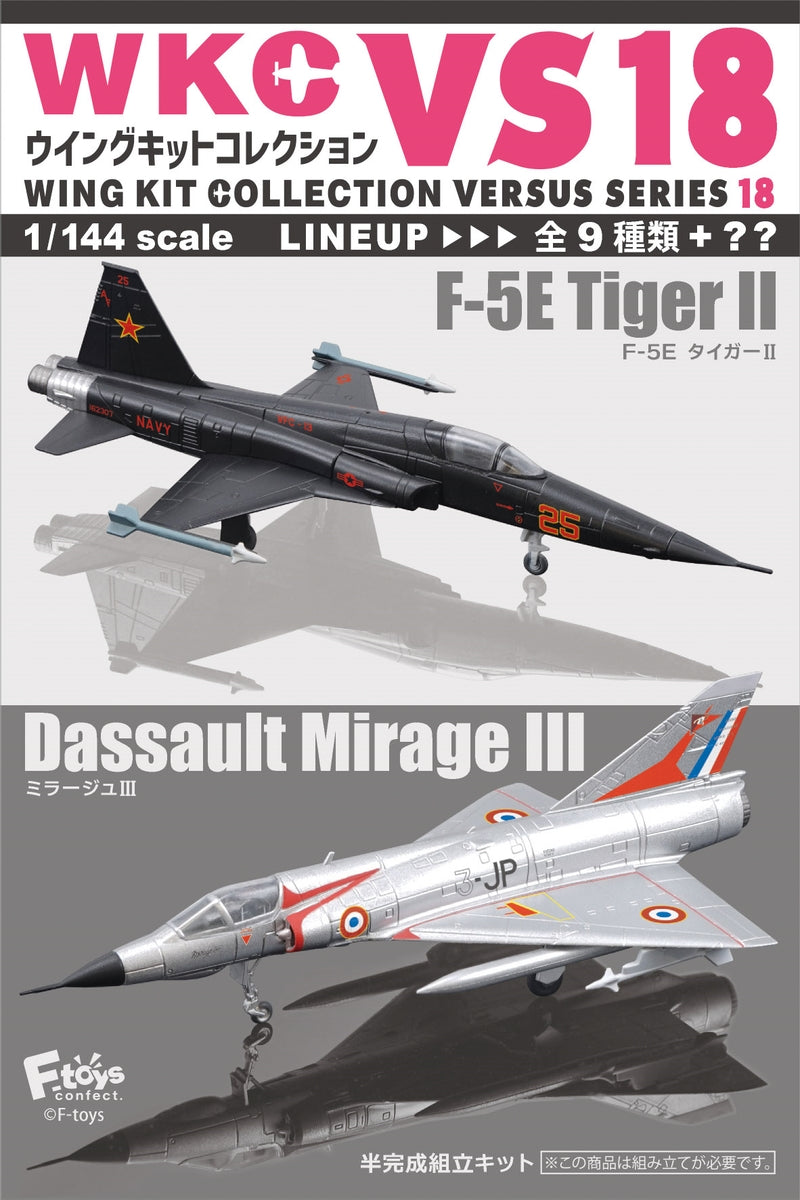 F-TOYS Wing Kit Collection VS18 — Box of 10 (Airplanes & Fighter Jets)