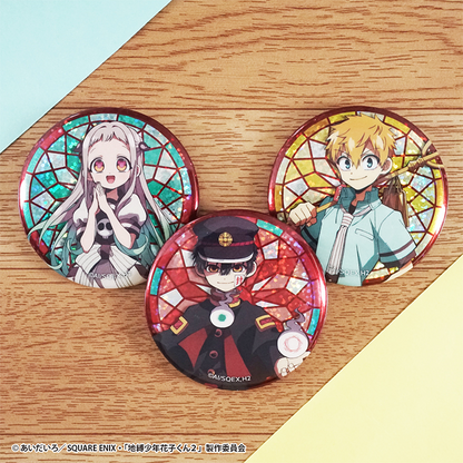 F-TOYS Jibaku Shonen Hanako-kun 2 Glitter Can Badge