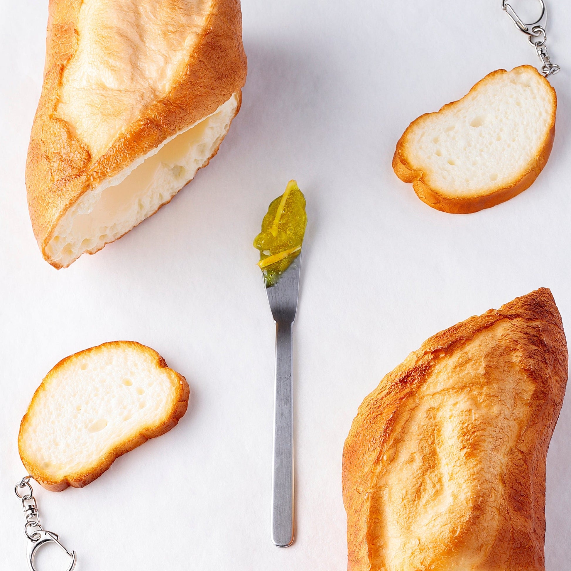 Fake Food / Baguette / Key Ring