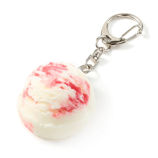 Fake Food / Berry Ice Cream / Key Ring