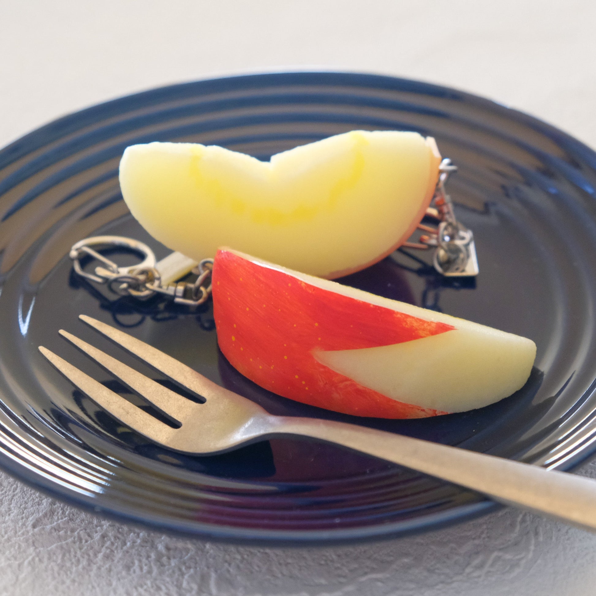 Fake Food / Bunny Apple / Key Ring