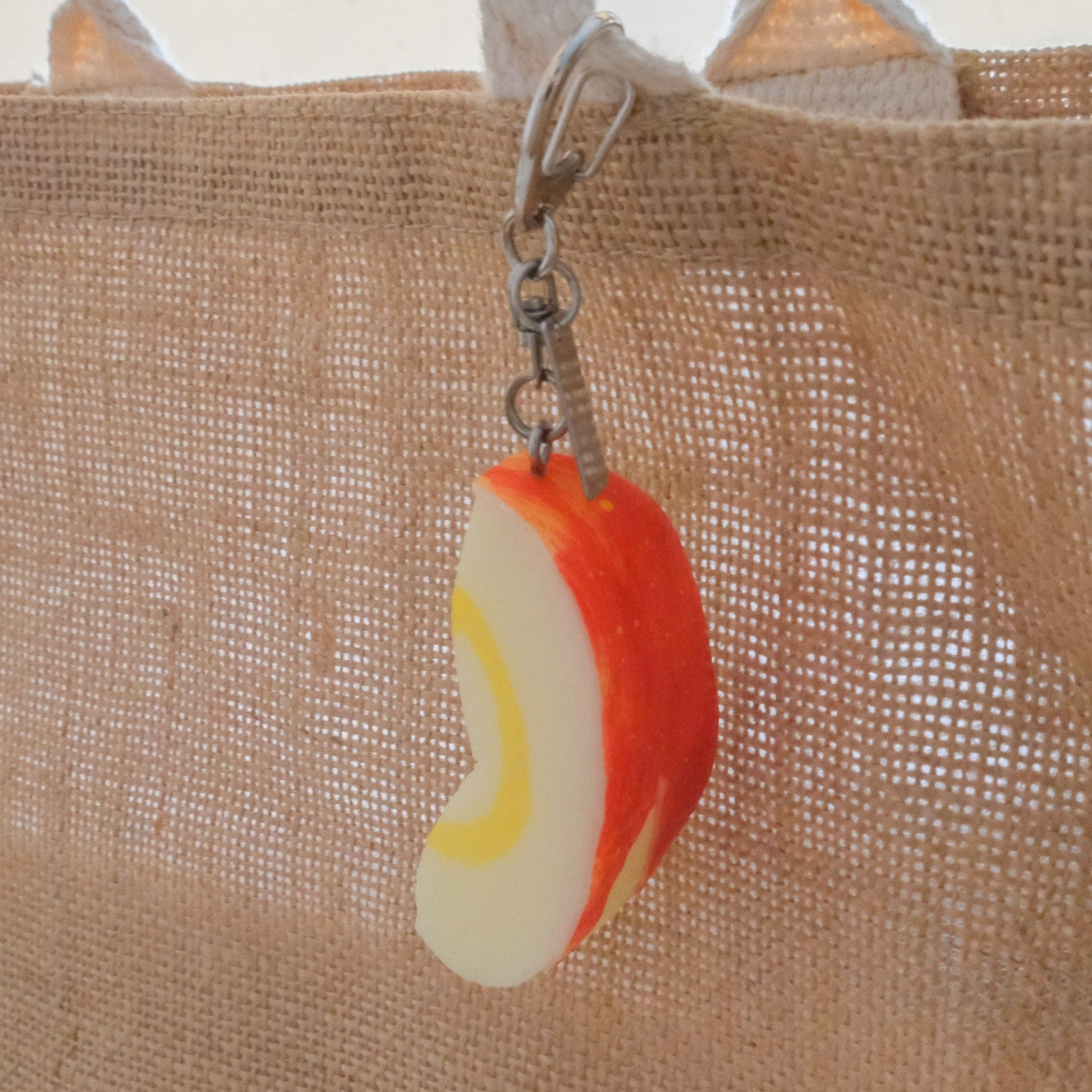 Fake Food / Bunny Apple / Key Ring