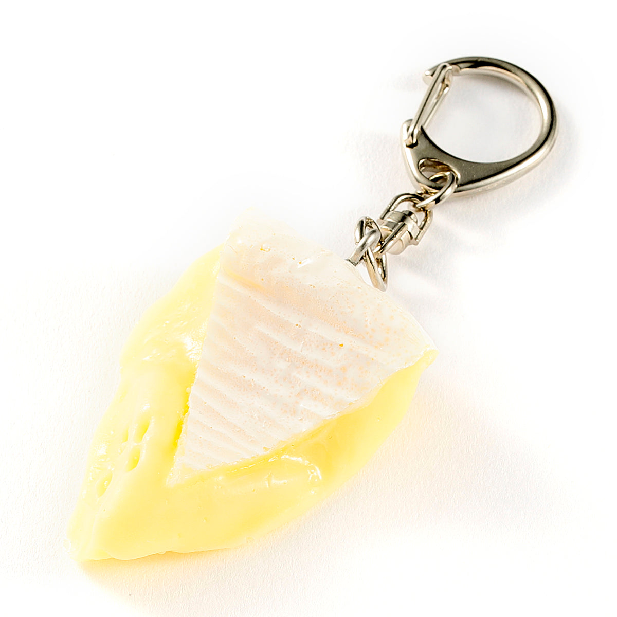 Fake Food / Camembert Cheese / Key Ring