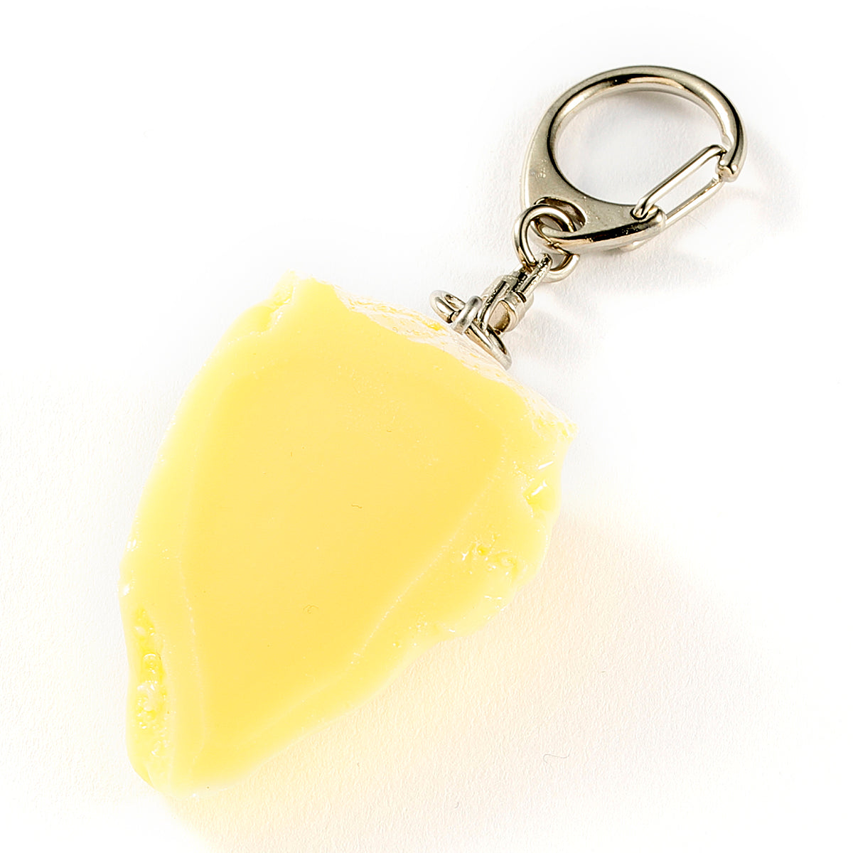 Fake Food / Camembert Cheese / Key Ring
