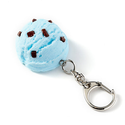 Fake Food / Choco Mint Ice Cream / Key Ring