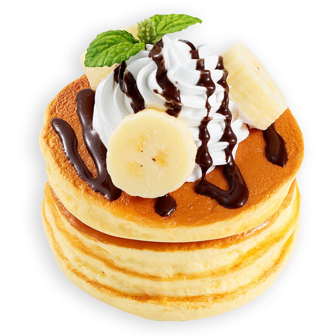 Fake Food / Chocolate Banana Pancake / Accessory Case