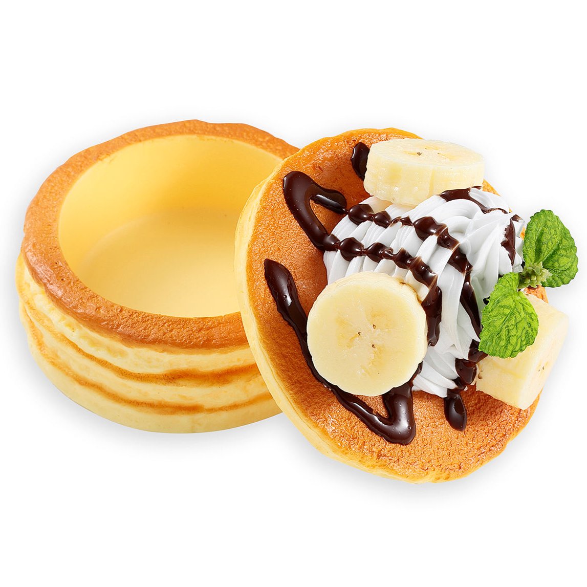 Fake Food / Chocolate Banana Pancake / Accessory Case
