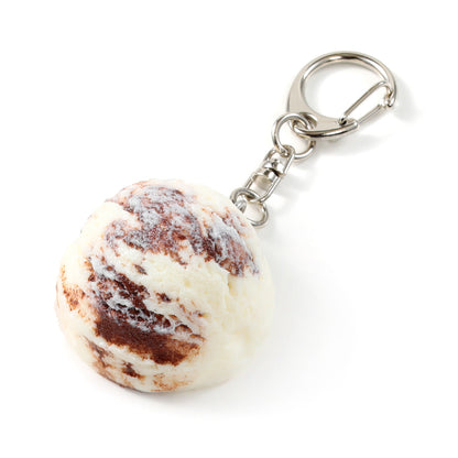 Fake Food / Chocolate Ice Cream / Key Ring