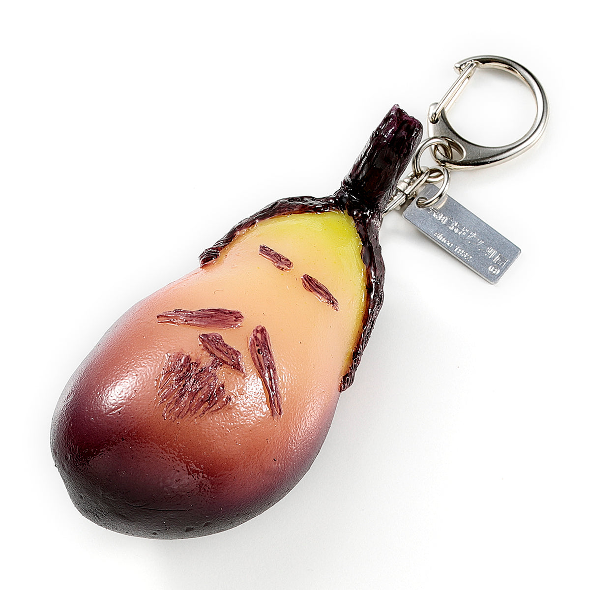 Fake Food / Chonmage Small Eggplant, Shogun / Key Ring