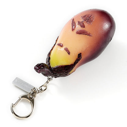 Fake Food / Chonmage Small Eggplant, Shogun / Key Ring