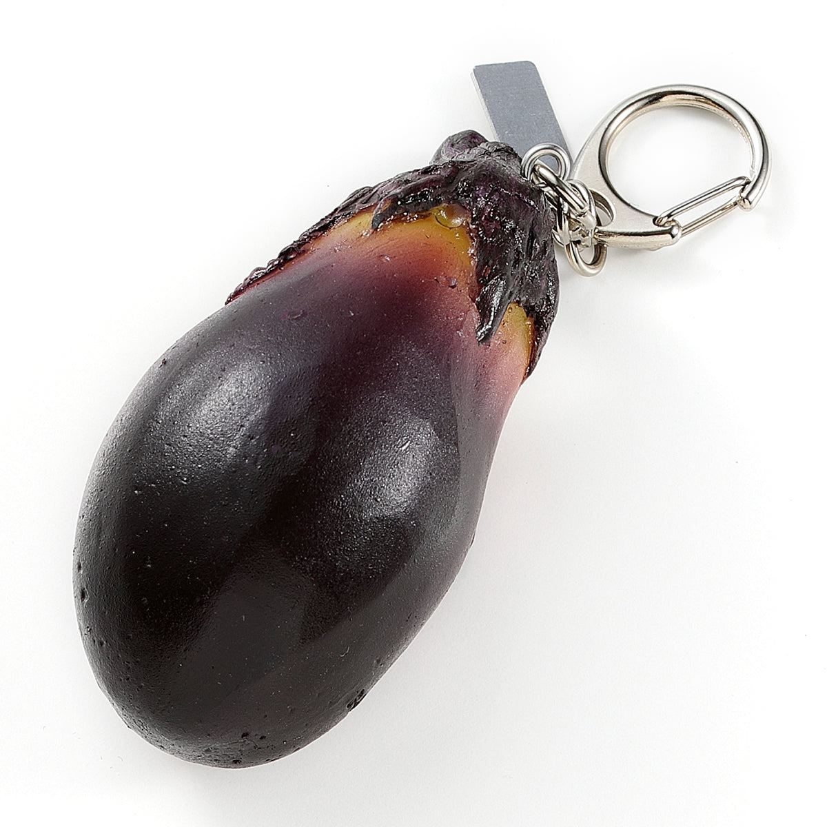 Fake Food / Chonmage Small Eggplant, Shogun / Key Ring