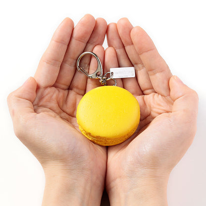 Fake Food / Citron Lemon Macaron / Key Ring