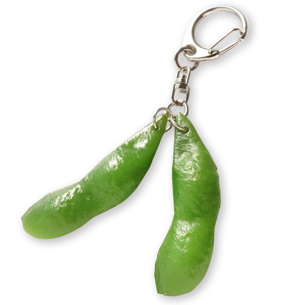 Fake Food / Edamame / Key Ring