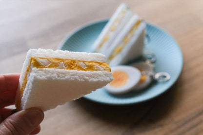 Fake Food / Egg Sandwich / Key Ring
