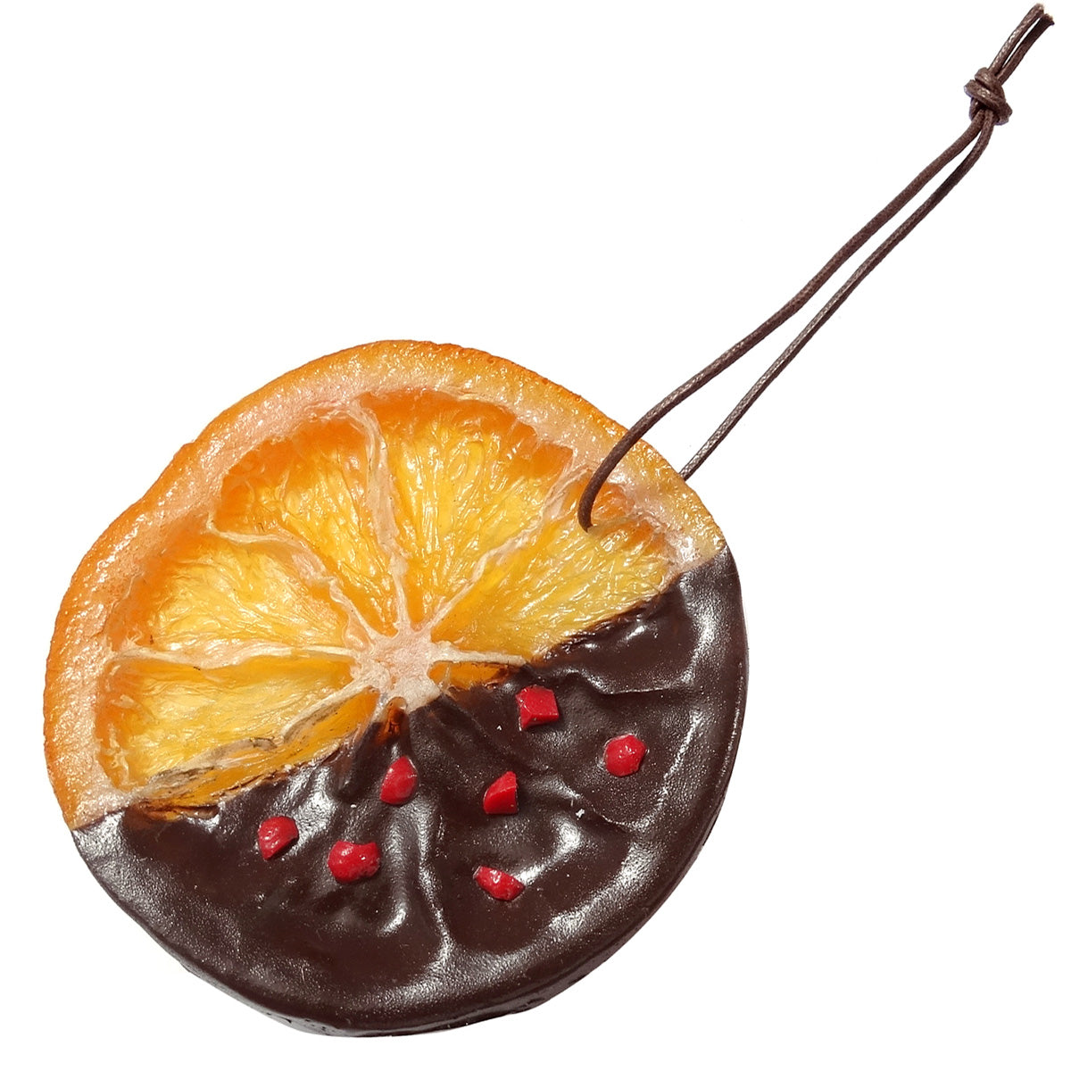Fake Food / European Pastry Ornament Orange