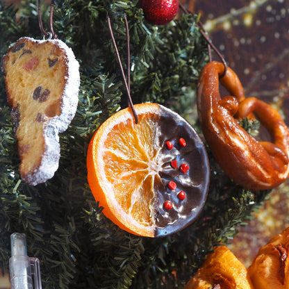 Fake Food / European Pastry Ornament Orange
