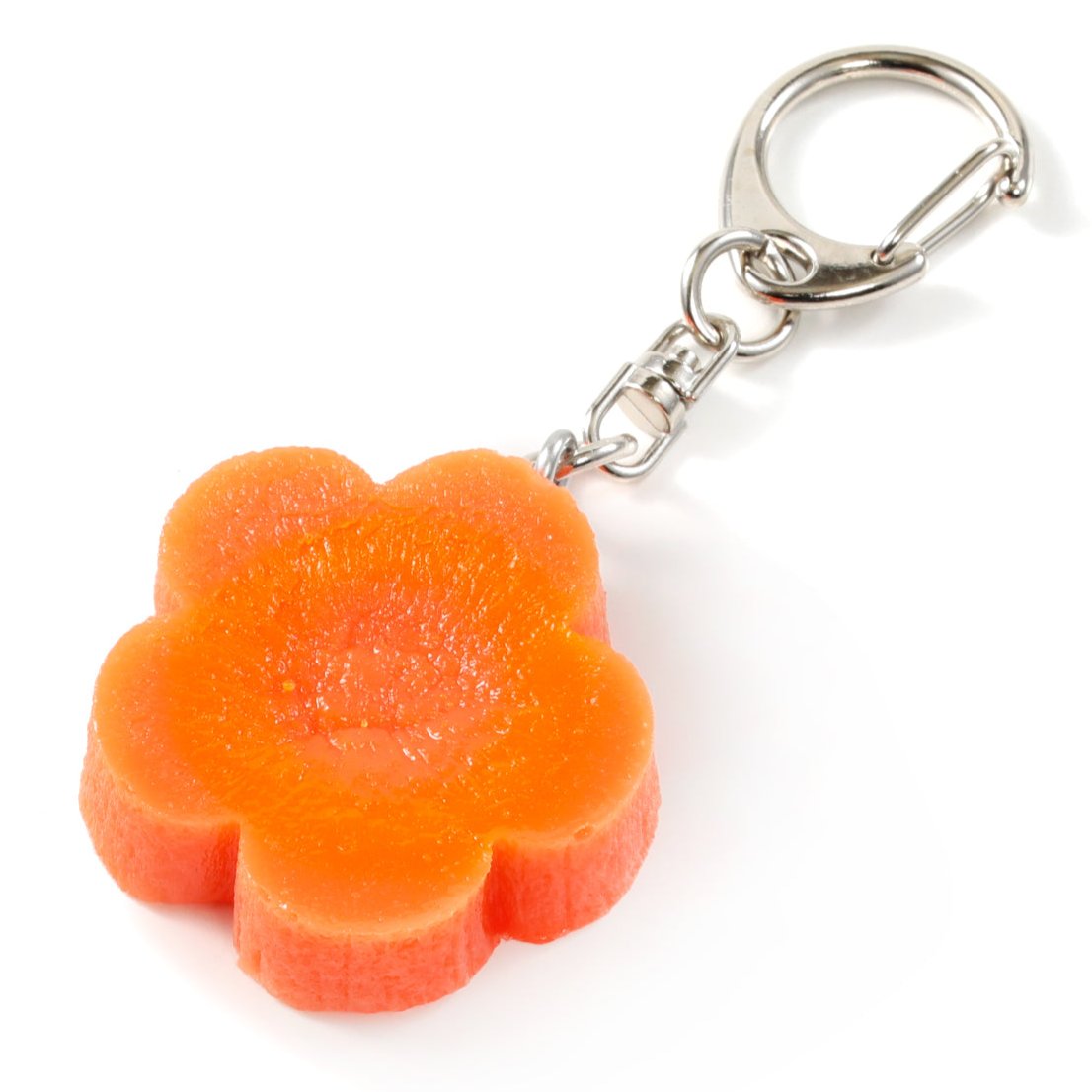 Fake Food / Flower Carrot / Key Ring