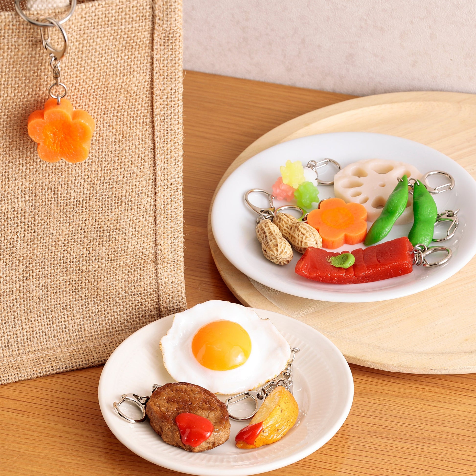 Fake Food / Fried Egg / Key Ring
