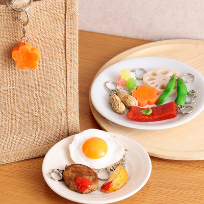 Fake Food / Fried Egg / Key Ring