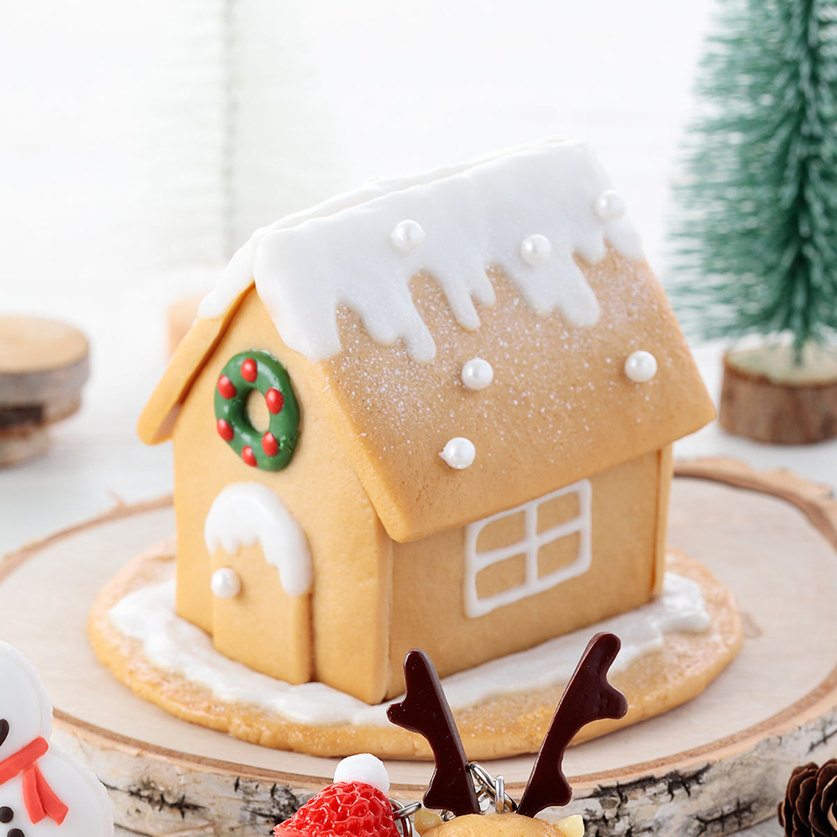 Fake Food / Gingerbread House / Accessory Case