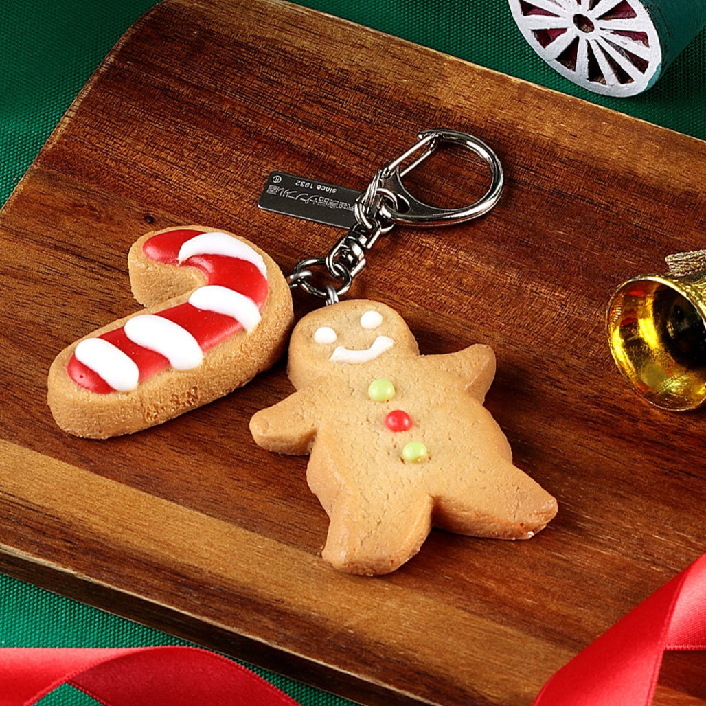 Fake Food / Gingerbread Man Cookie / Key Ring