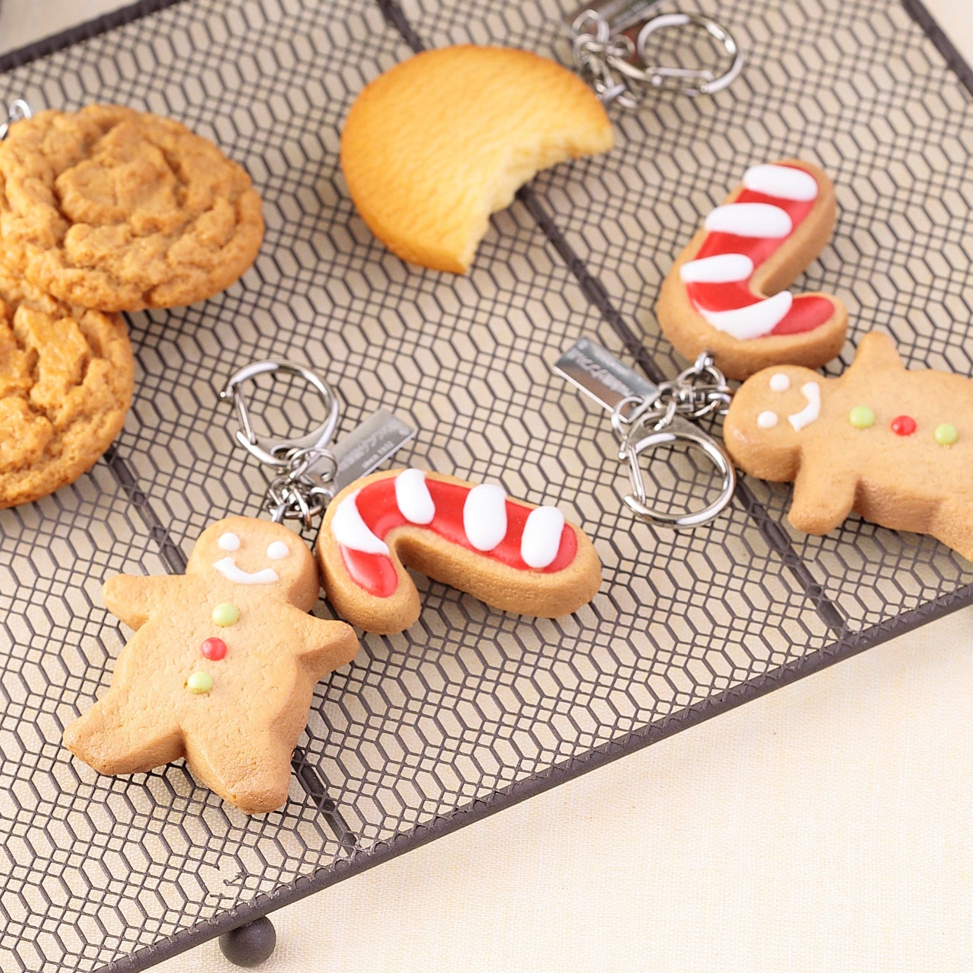 Fake Food / Gingerbread Man Cookie / Key Ring