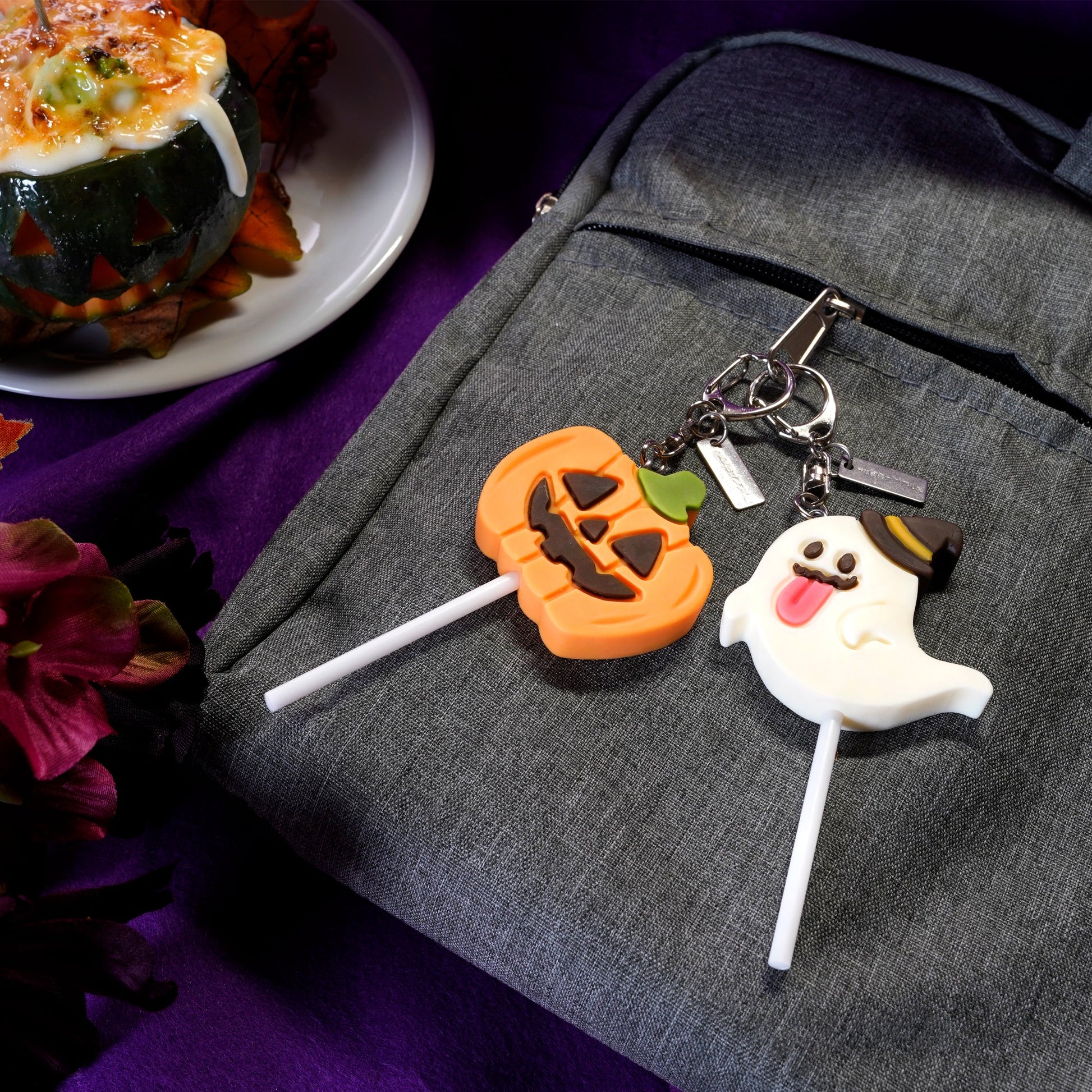 Fake Food / Halloween Ghost With Chocolate Stick