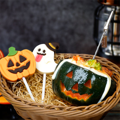 Fake Food / Halloween Ghost With Chocolate Stick