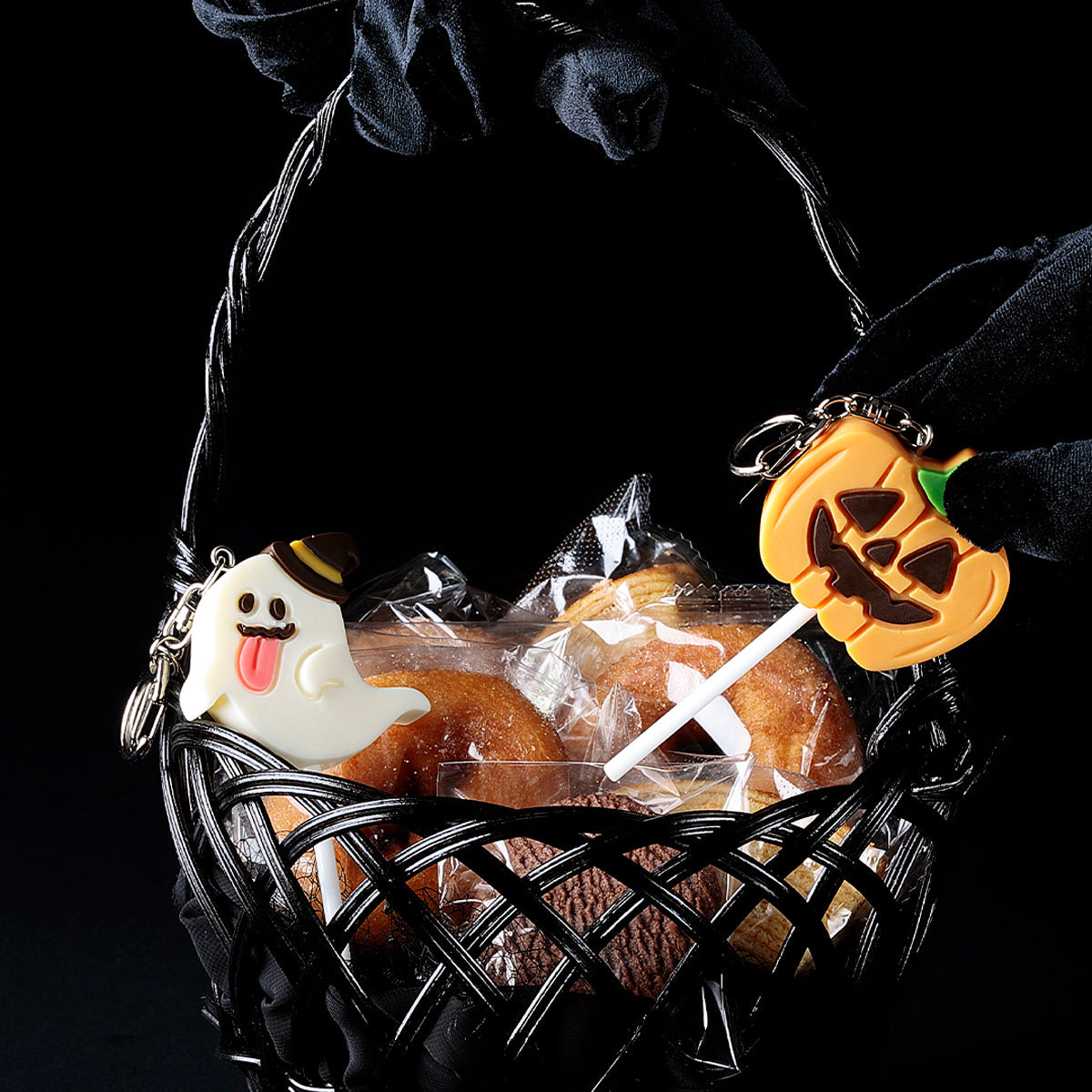 Fake Food / Halloween Ghost With Chocolate Stick