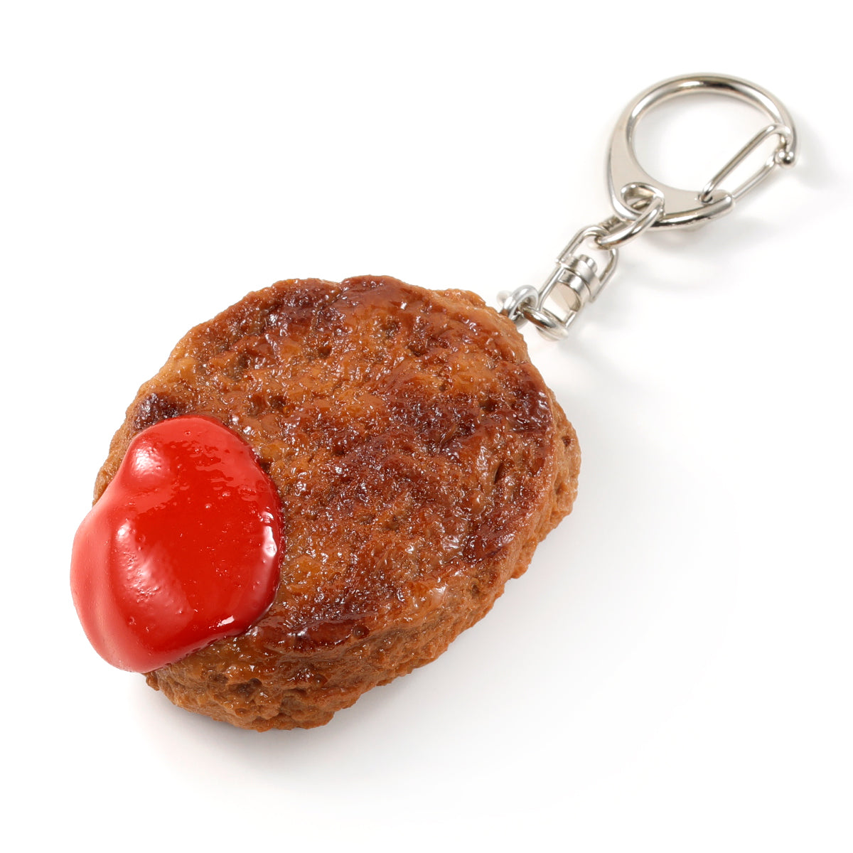 Fake Food / Hamburg Steak / Key Ring