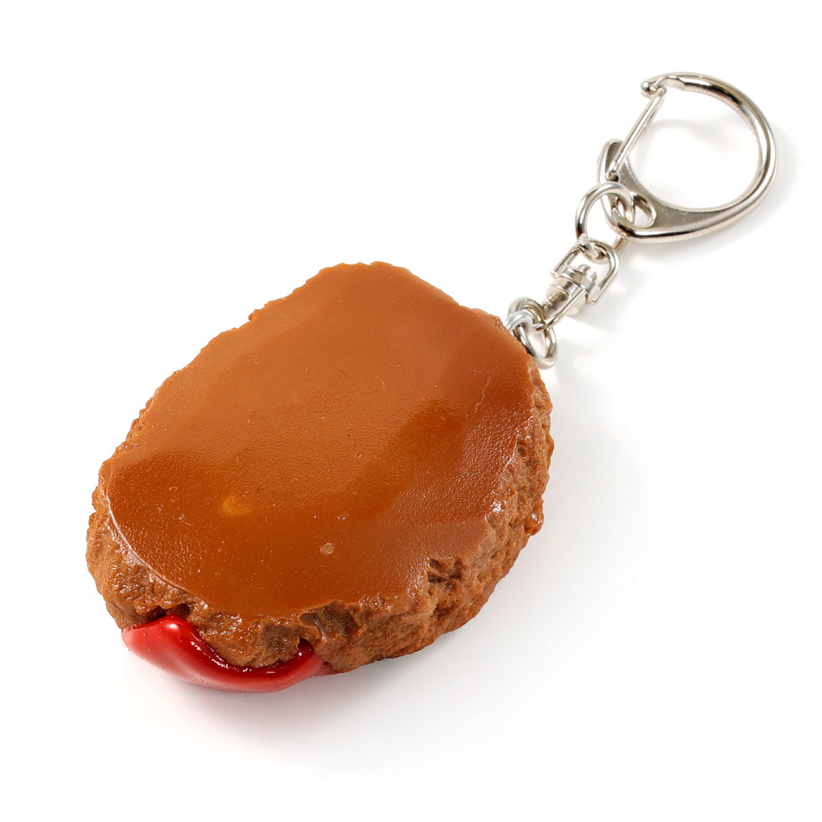 Fake Food / Hamburg Steak / Key Ring