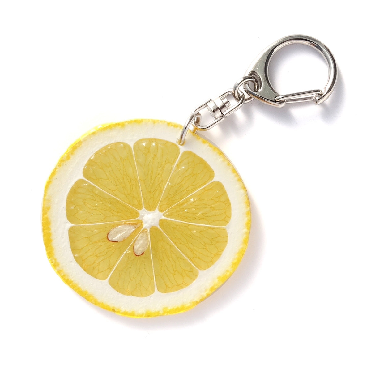 Fake Food / Lemon Slices / Key Ring
