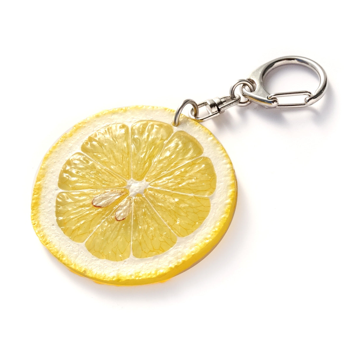 Fake Food / Lemon Slices / Key Ring