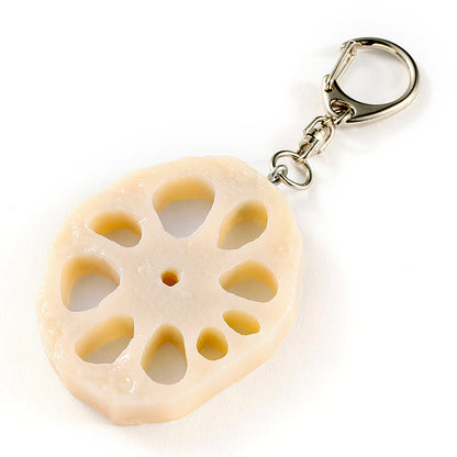 Fake Food / Lotus Root Slices / Key Ring