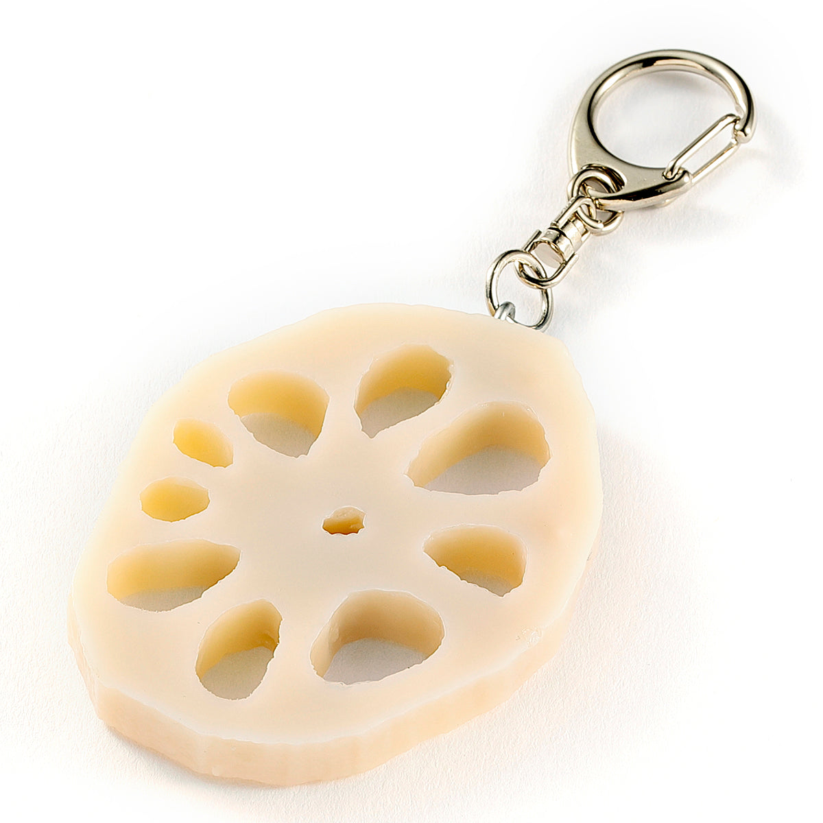 Fake Food / Lotus Root Slices / Key Ring