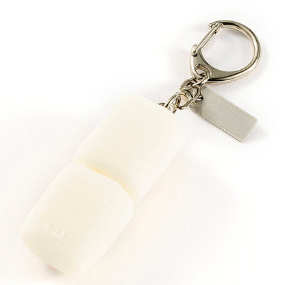 Fake Food / Marshmallow Snowman / Key Ring