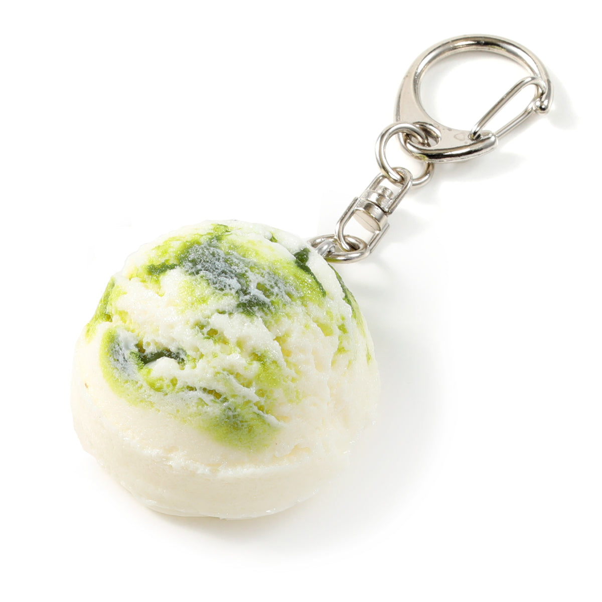Fake Food / Matcha Ice Cream / Key Ring