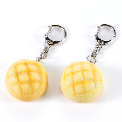 Fake Food / Melon Pan / Key Ring