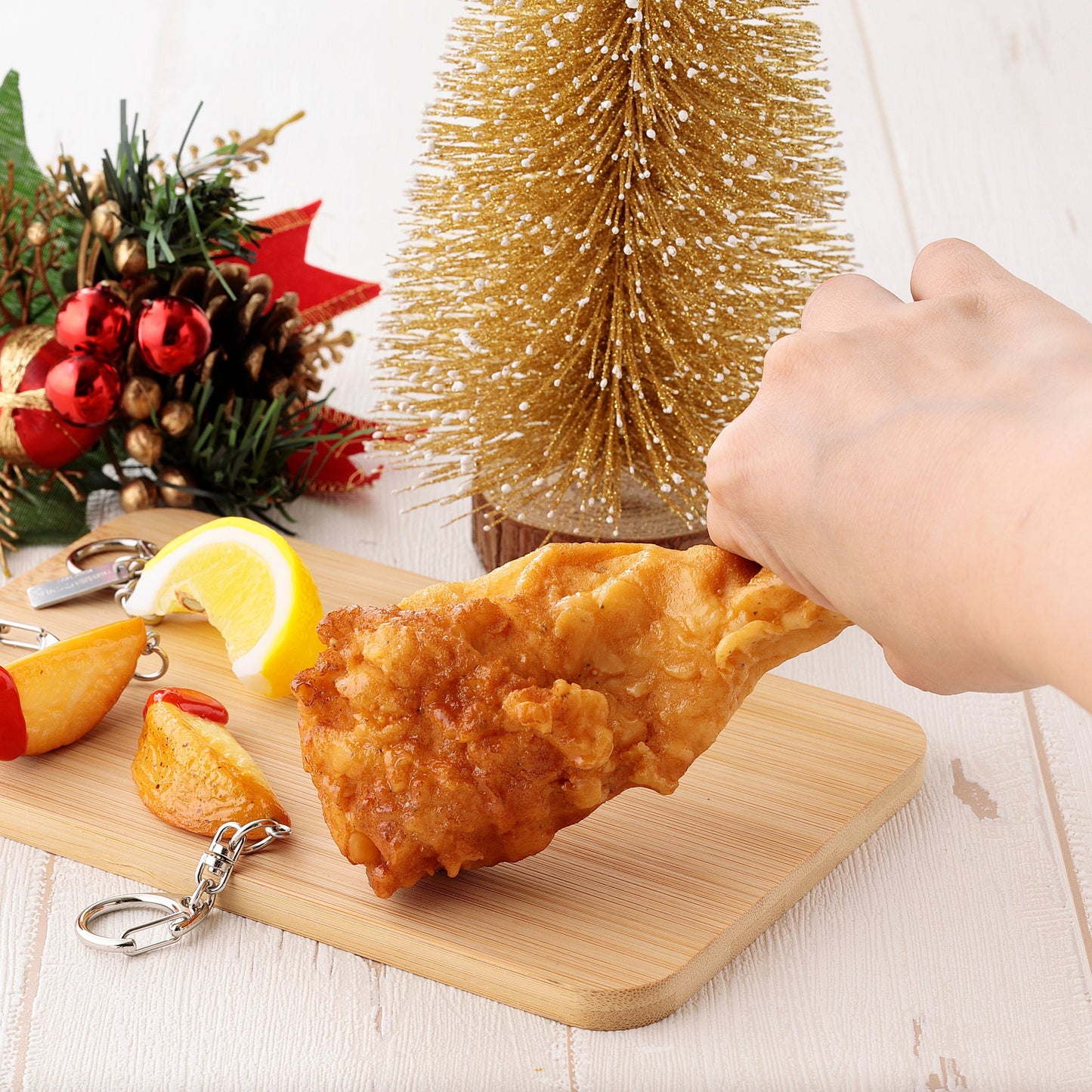 Fake Food / Mess-Free Fried Chicken