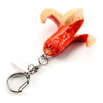Fake Food / Octopus Sausage / Key Ring
