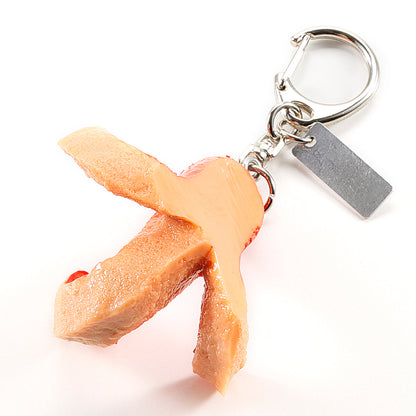 Fake Food / Octopus Sausage / Key Ring