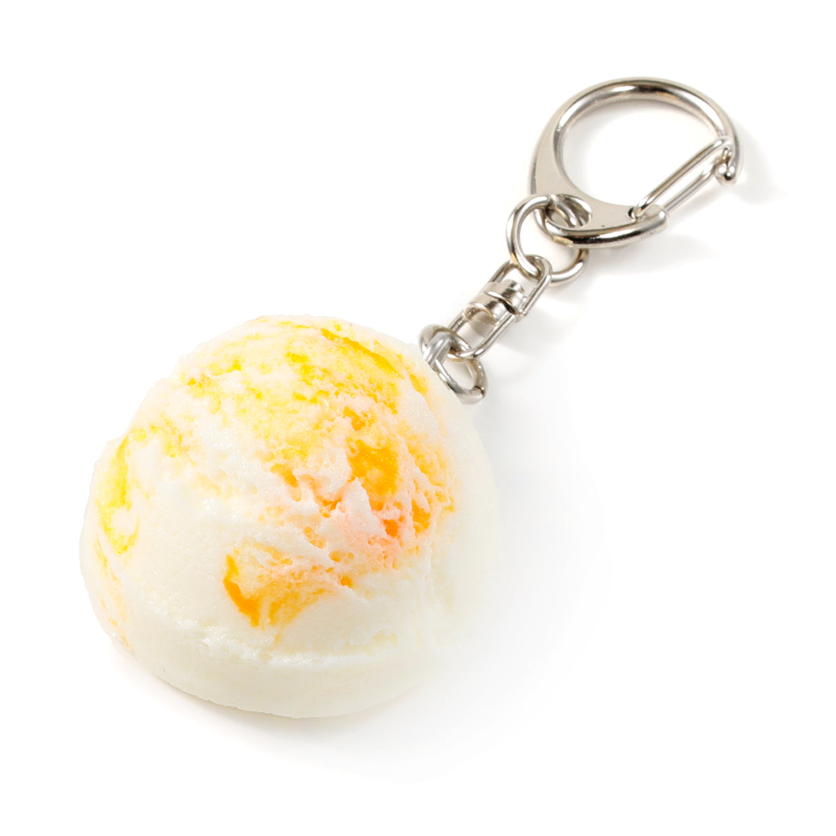 Fake Food / Orange Ice Cream / Key Ring