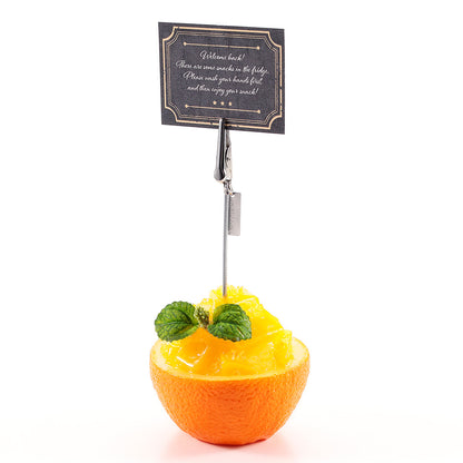 Fake Food / Orange Jelly / Clip