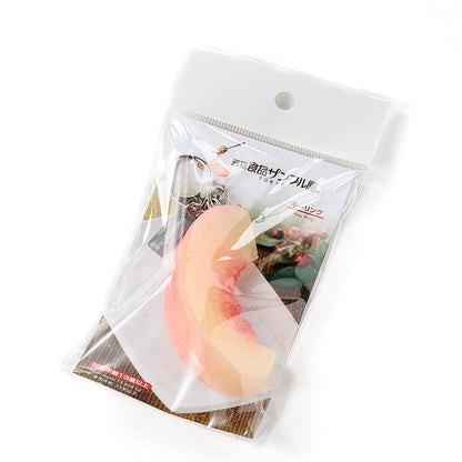 Fake Food / Peach / Key Ring