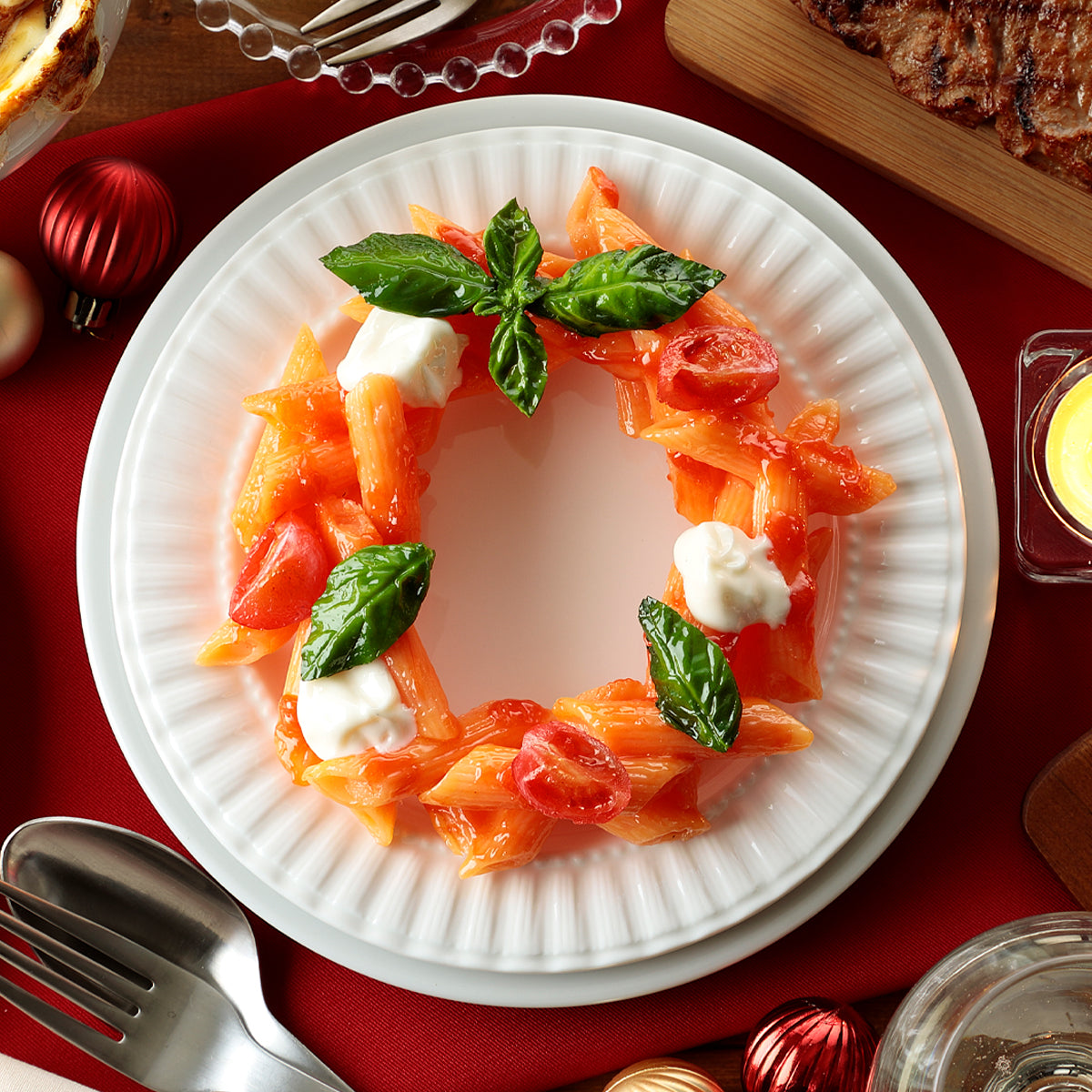 Fake Food / Penne Wreath
