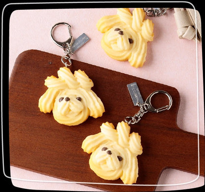 Fake Food / Poodle Cookie / Key Ring